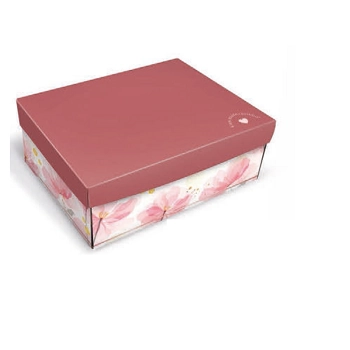 Caixa Retangular Floral 23x16x9cm Ref.fl3