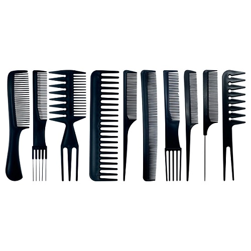 Kit Pente Corte Vivi Guara Preto C/10 R8035