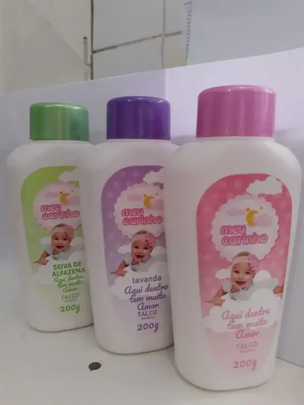 Talco Meu Carinho 200g Rosa