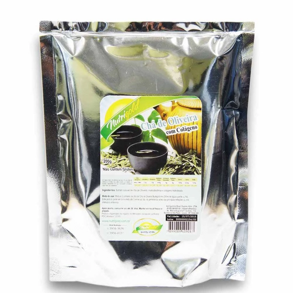 Chá De Oliveira Com Colágeno 200g Nutrigold