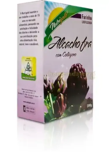 Farinha De Alcachofra Liofilizada Com Colágeno Nutrigold 200g