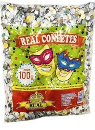 Confete Real Colorido Und