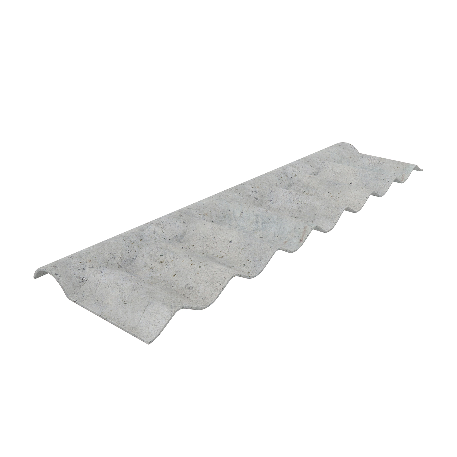 Cumeeira de Fibrocimento Articulada Superior 60x110cm Cinza Casalit