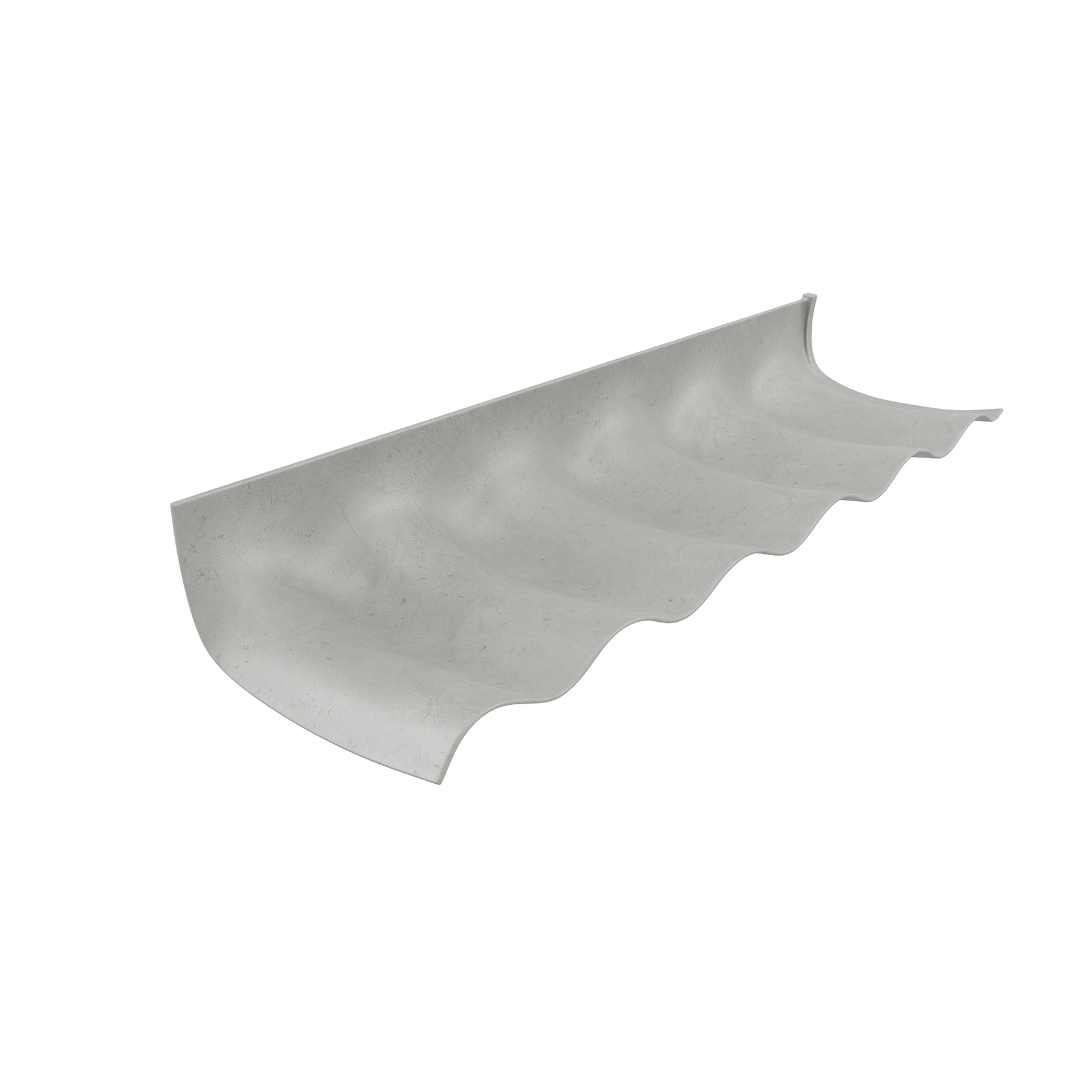 Rufo de Fibrocimento Direito 25x110cm Cinza Casalit