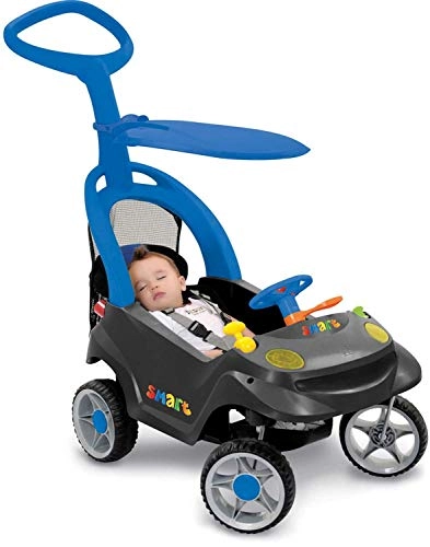 Miniveículo Bandeirante Smart Baby Comfort 520 Azul E Grafite