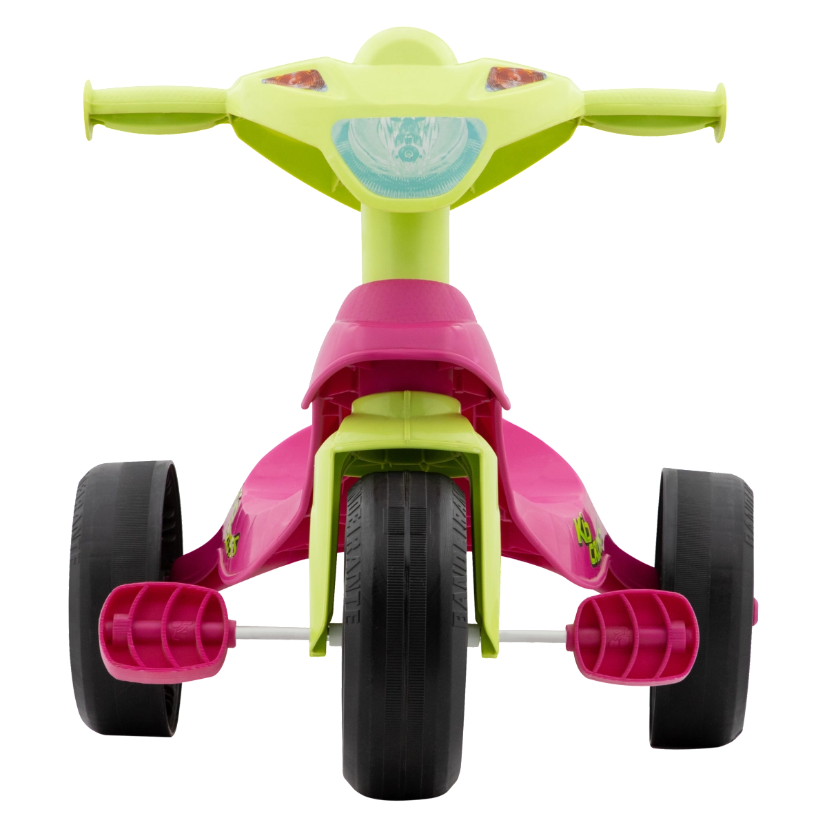 Triciclo Rosa Kid Cross Bandeirante