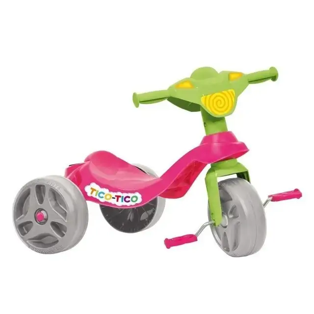 Triciclo Tico Tico Rosa Bandeirante