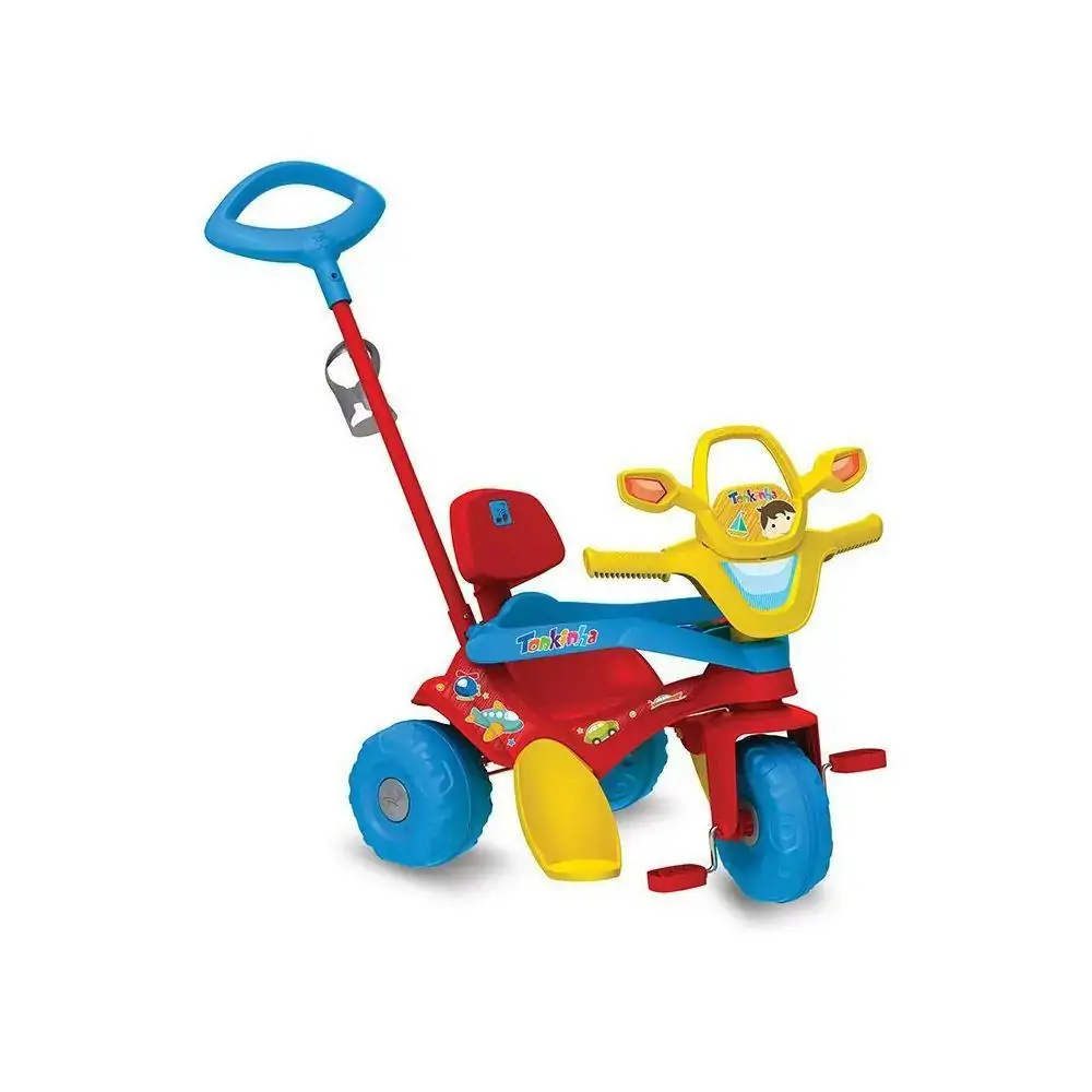 Triciclo Tonkinha Passeio & Pedal (Vermelho)