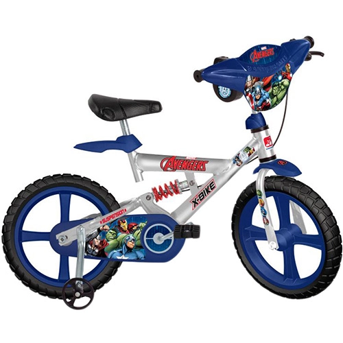 Bicicleta Infantil X Bike Avengers Aro 14 Brinquedos Bandeirante