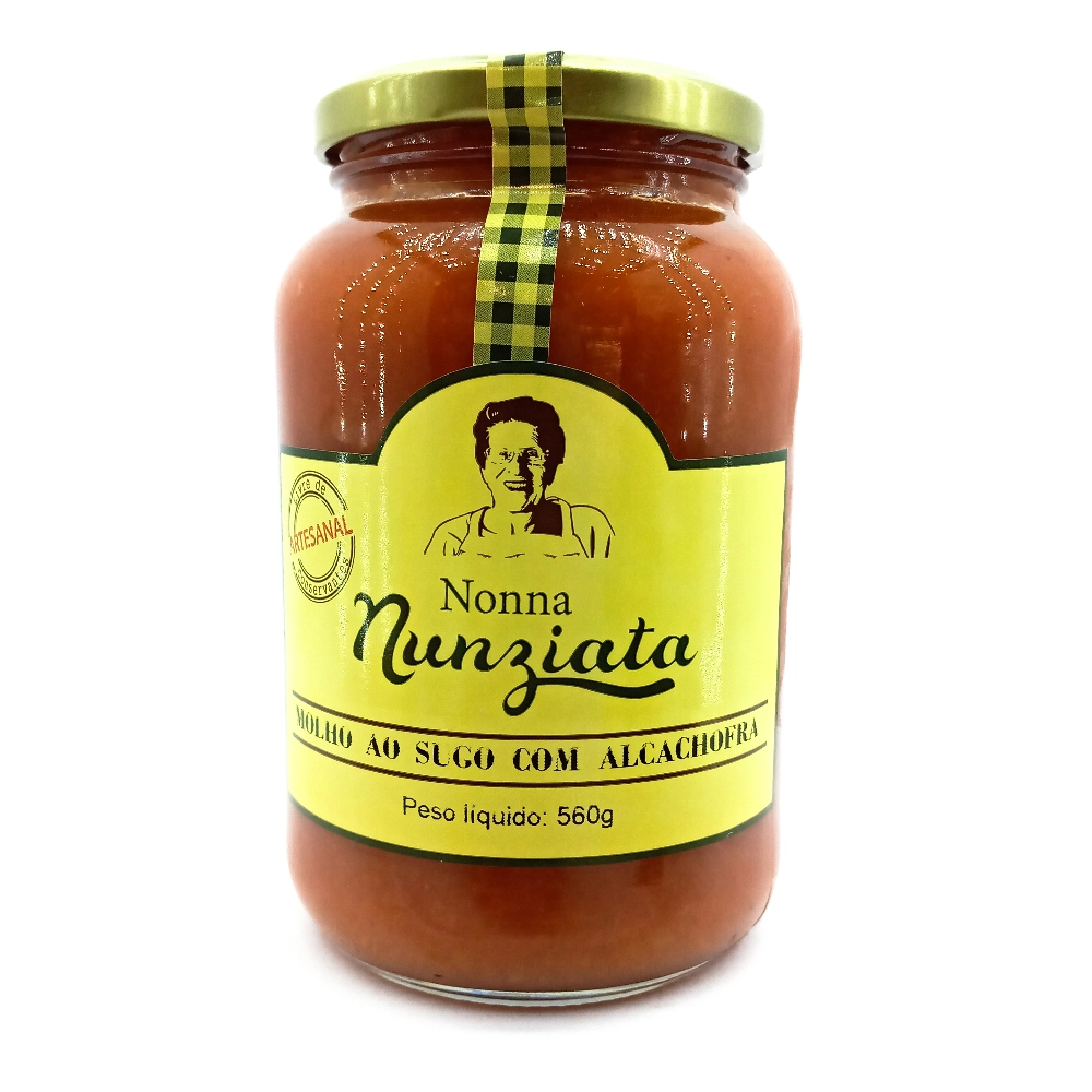Molho Nonna Nunziata Alcachofra 560gr
