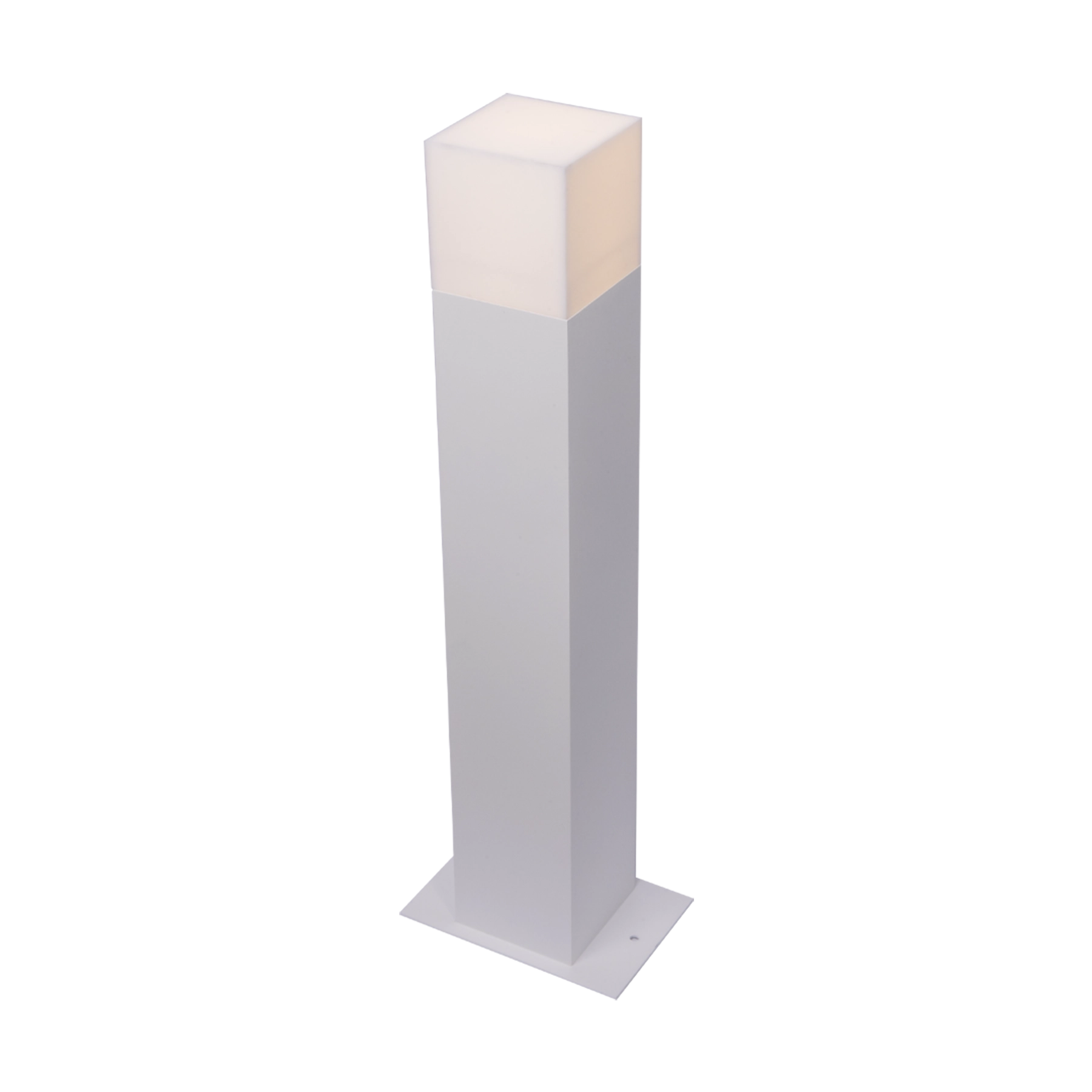 Balizador Jardim Mininal 50cm Branco