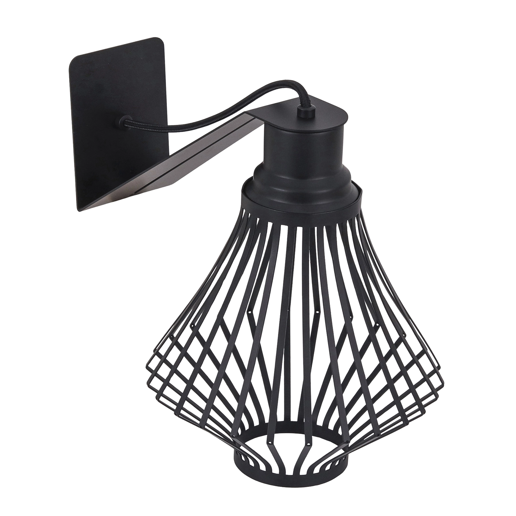 Arandela de Parede Externa IP40 Mandarim Metaldomado Preta Bivolt