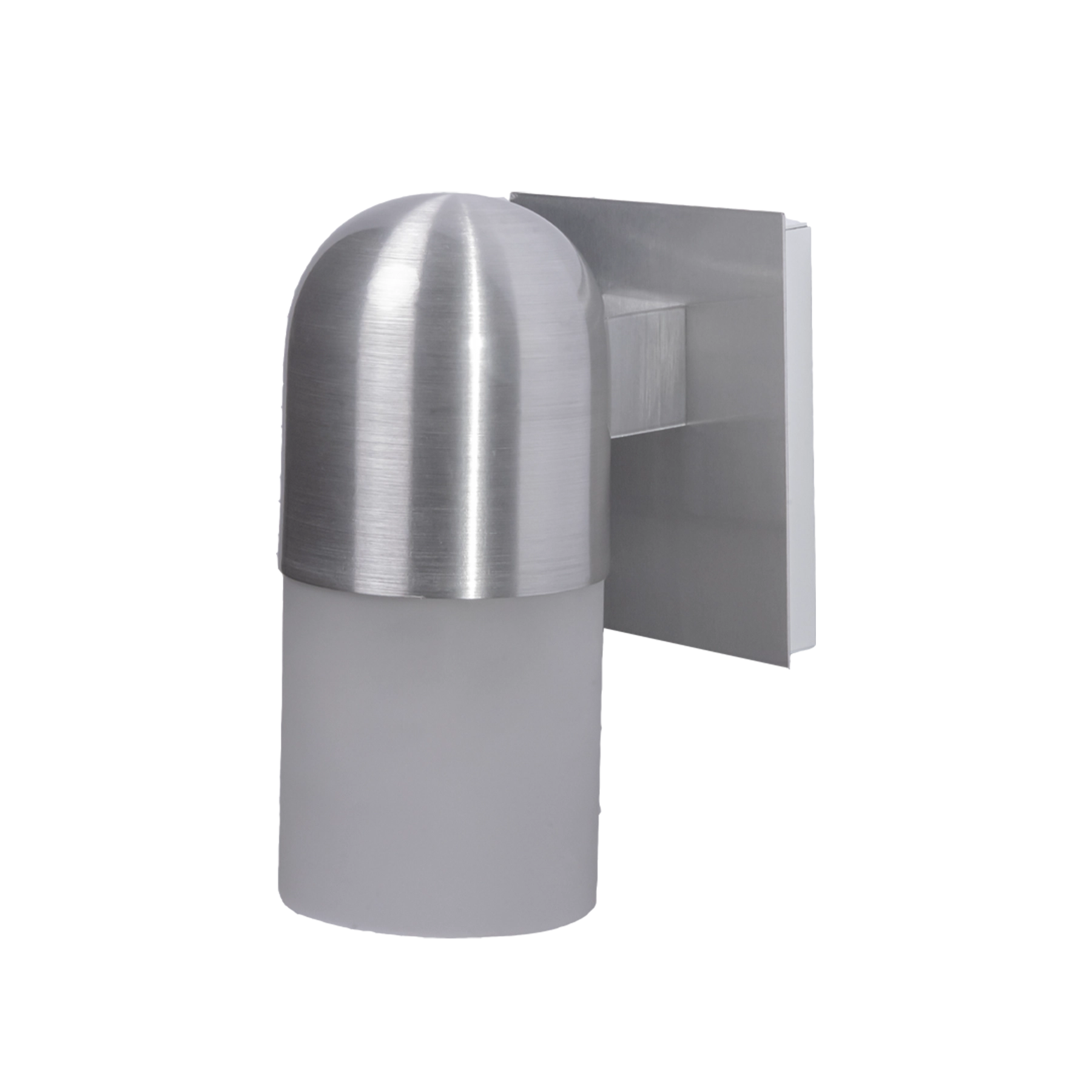 Arandela Cinza Alumínio Glass IP44 Metaldomado