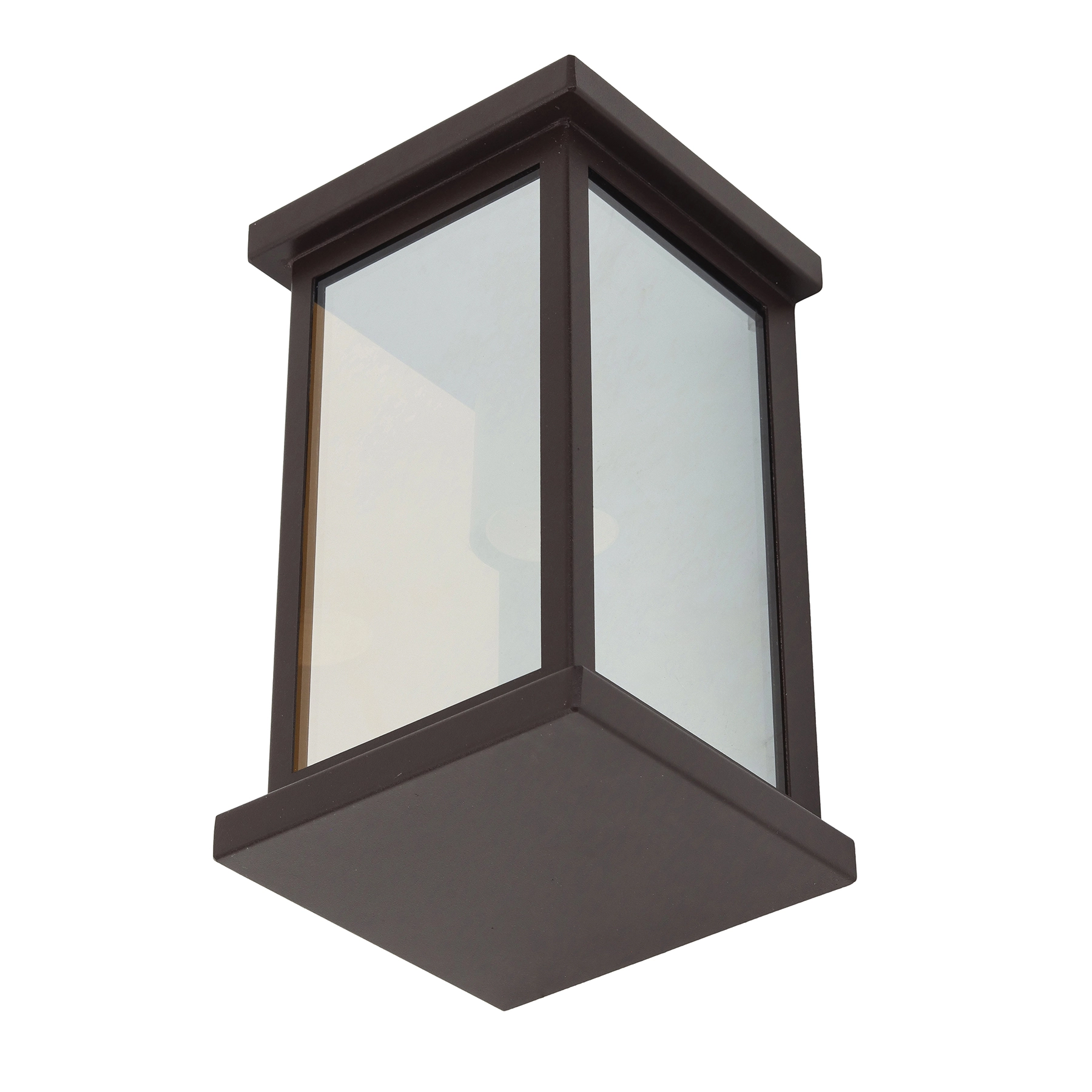 Arandela de Parede Externa IP44 Metaldomado Marrom Bivolt
