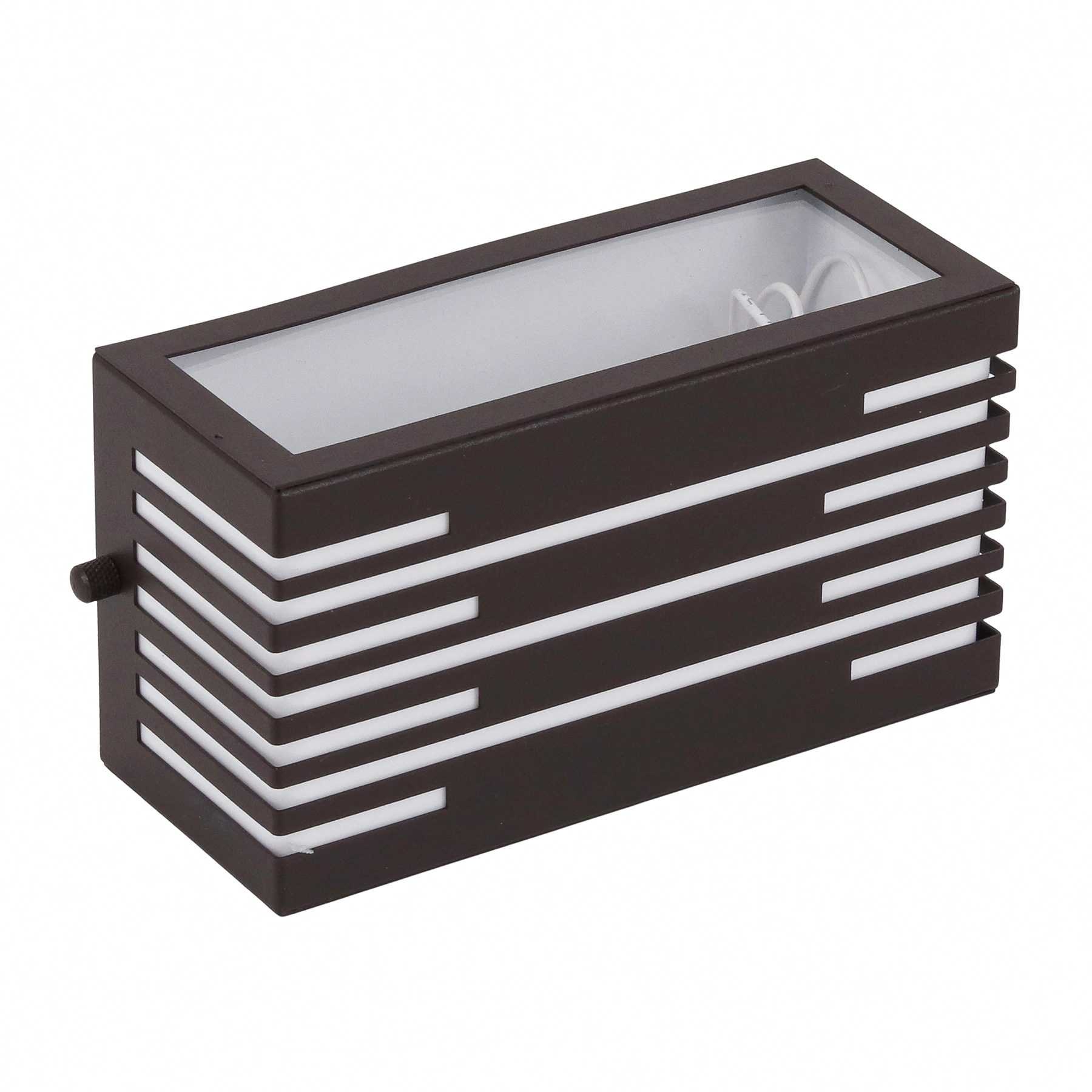 Arandela Externa Bivolt Marrom