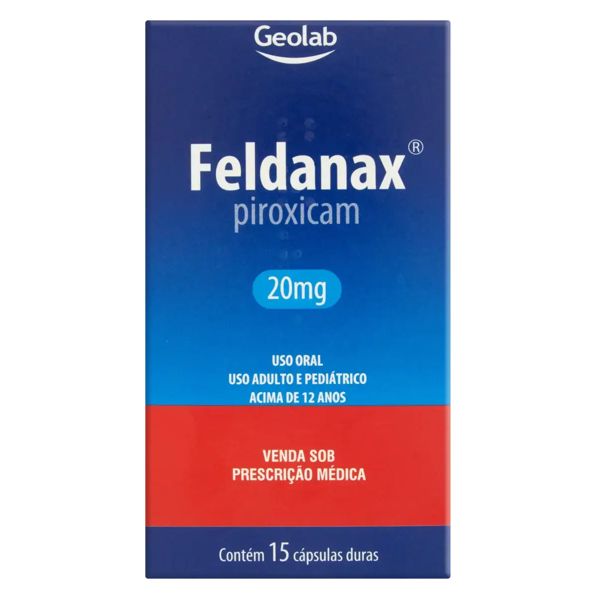 Feldanax 20mg Geolab Caixa 15 Cápsulas
