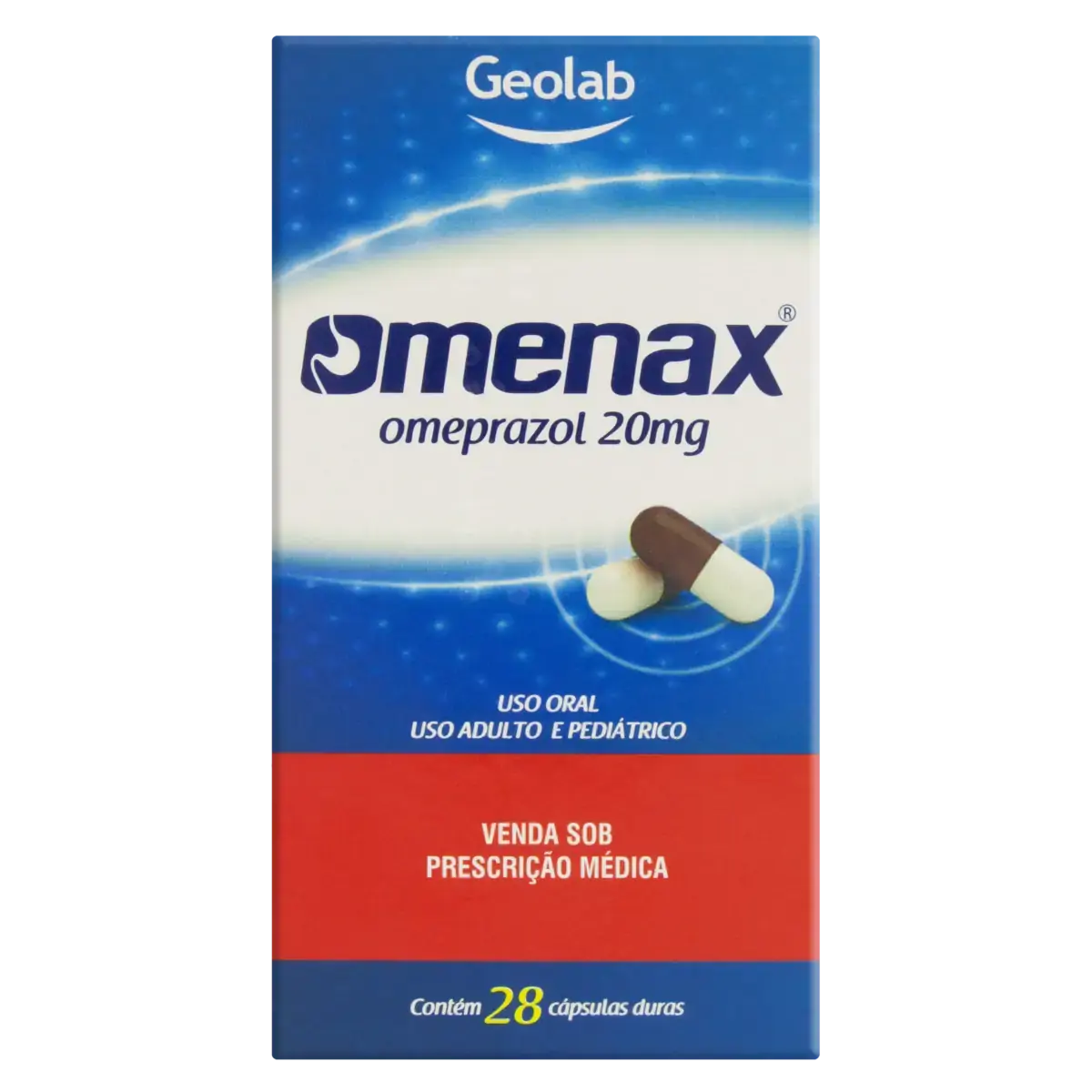 Omenax 20mg Geolab Caixa 28 Cápsulas