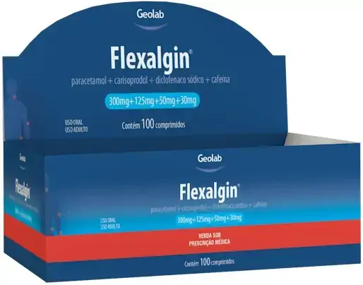 Flexalgin 300 125 50 30mg Caixa 100 Comp