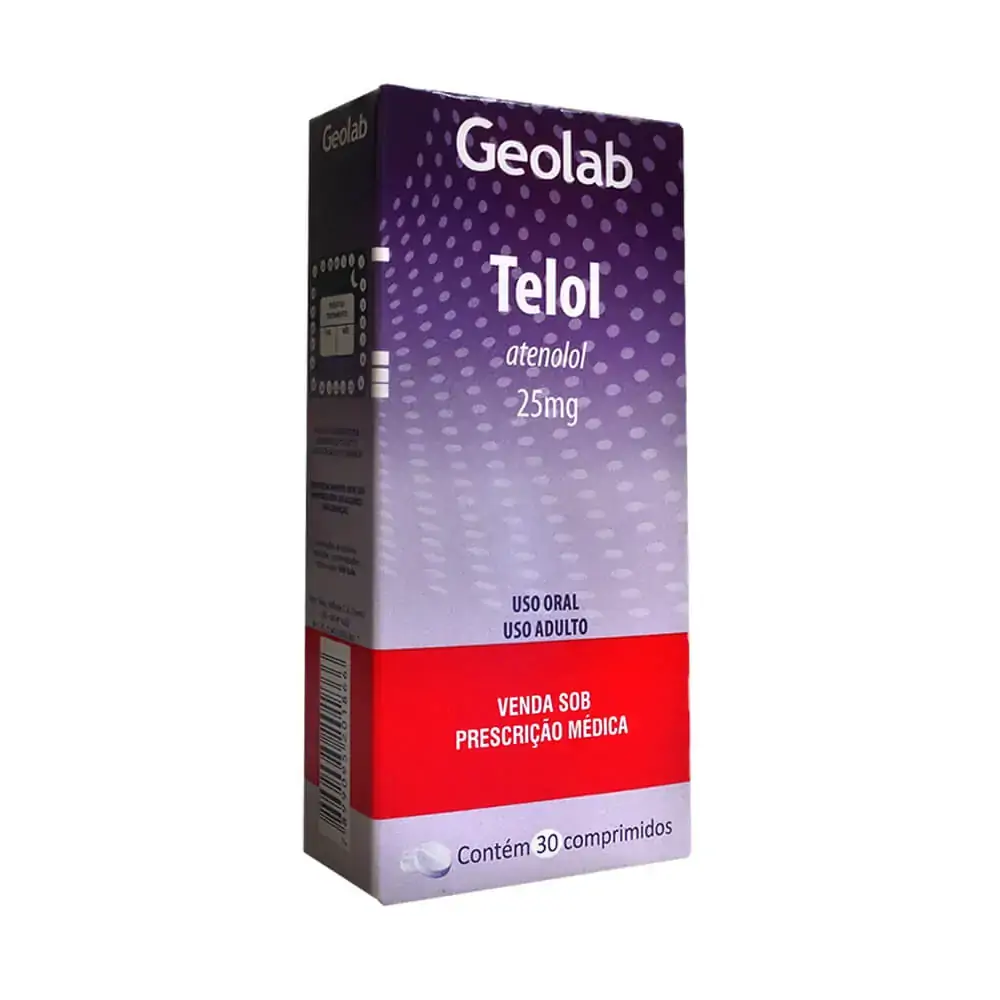 Telol 25 Mg 30 Comprimidos Geolab Similar