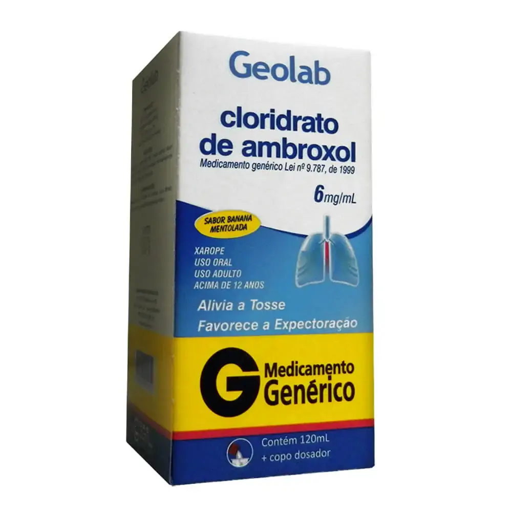 Cloridrato De Ambroxol 30 Mg/ml Xarope Adulto Geolab Genérico