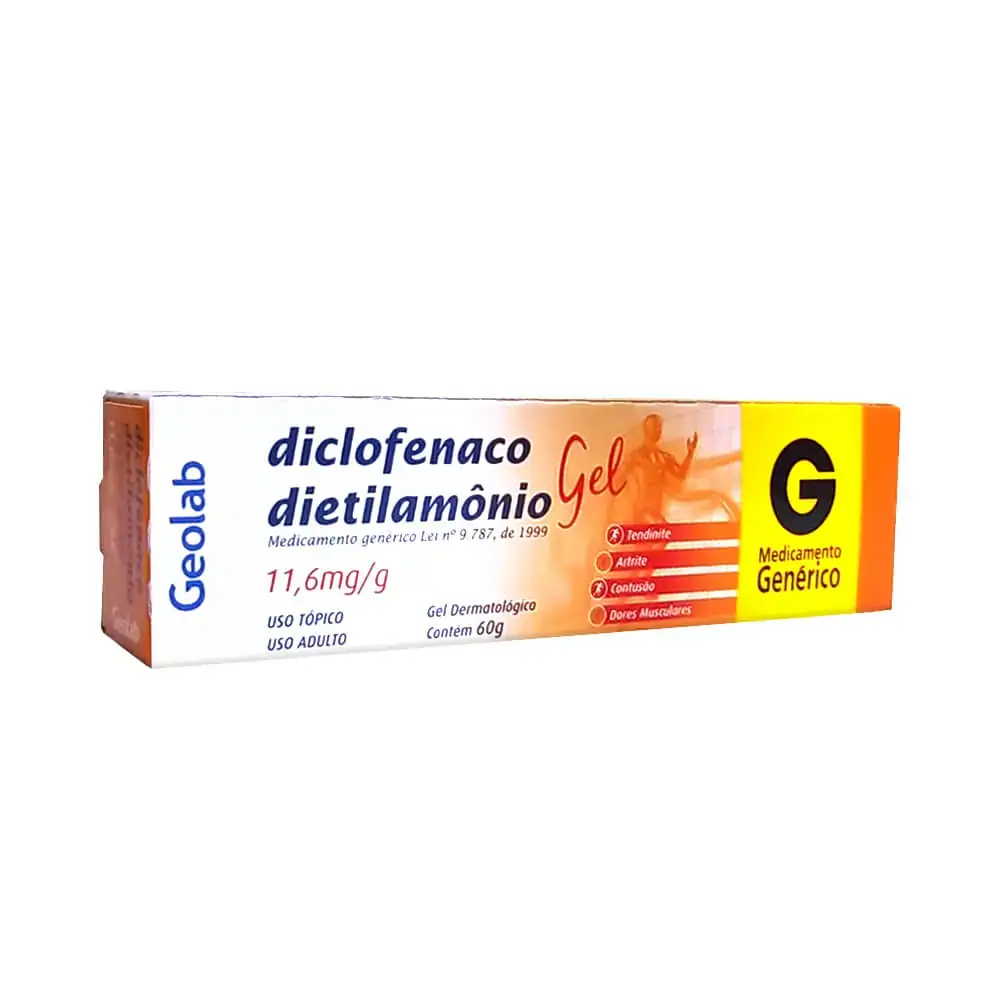 Diclofenaco De Dietilamonio 11,6mg Gel Derm Bg