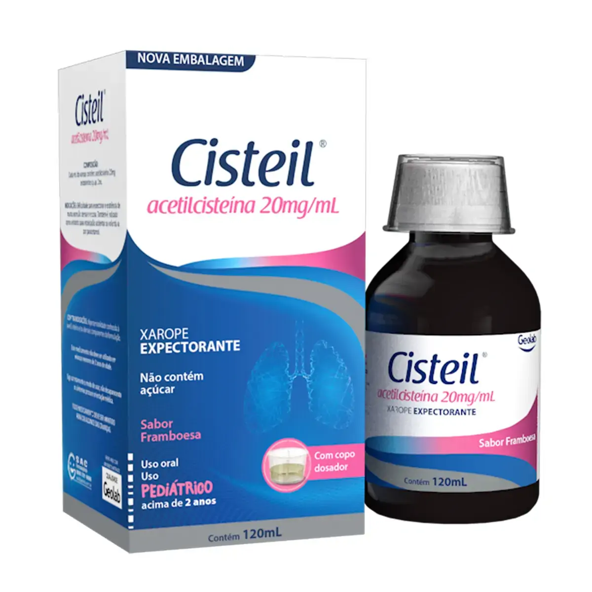 Cisteil 20 Mg/ml Geolab Similar