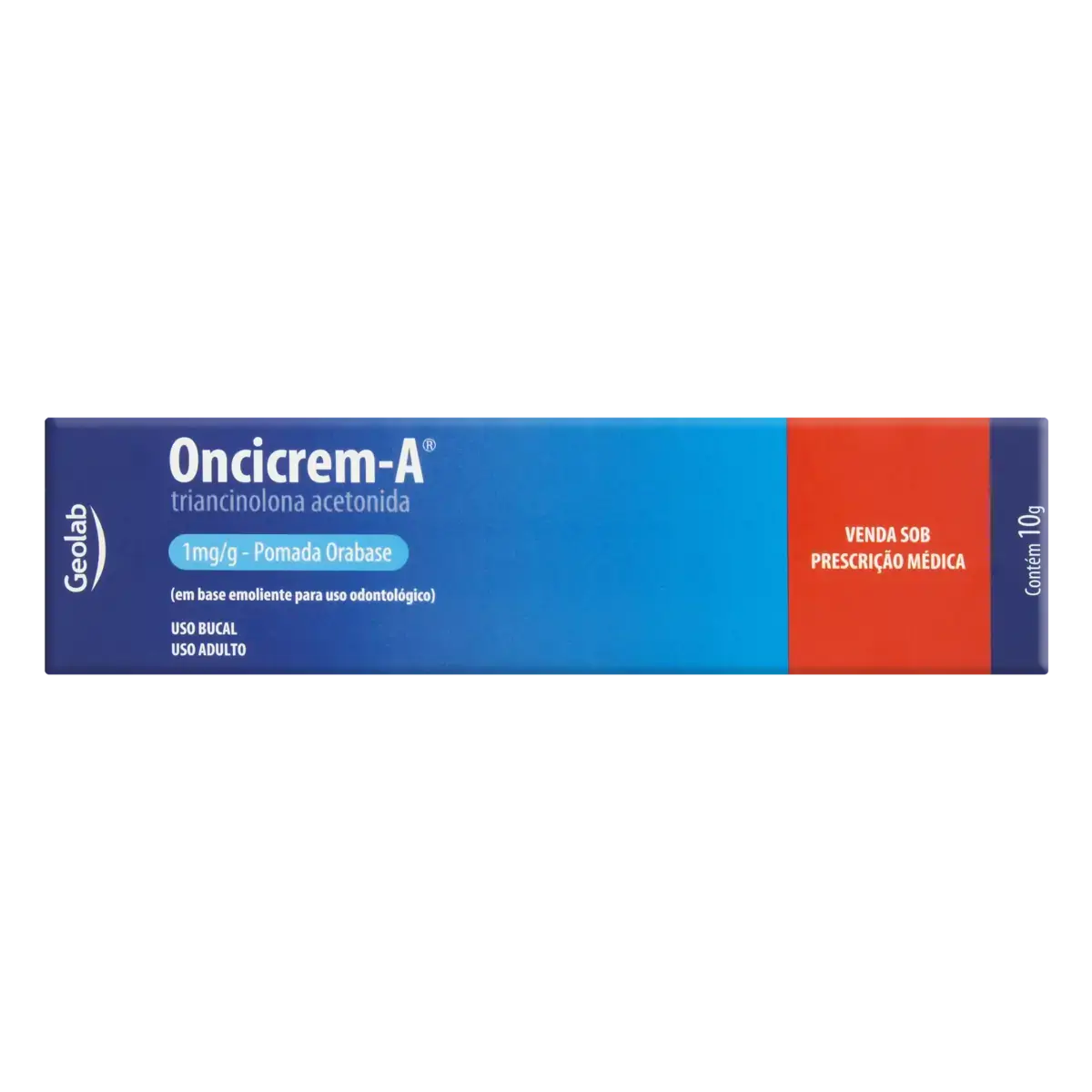 Oncicrem A 1mg/g Geolab Caixa 10g