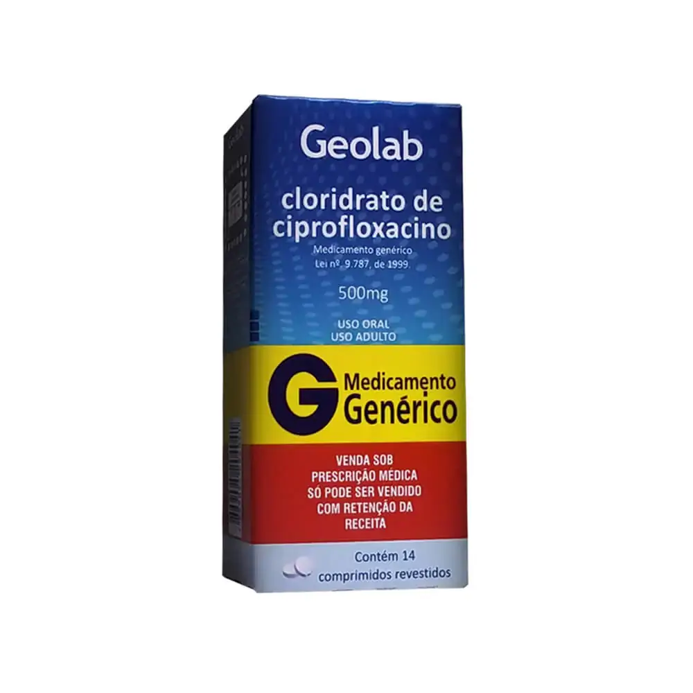 Ciprofloxacino 500 Mg 1 Comprimidos Geolab Genérico