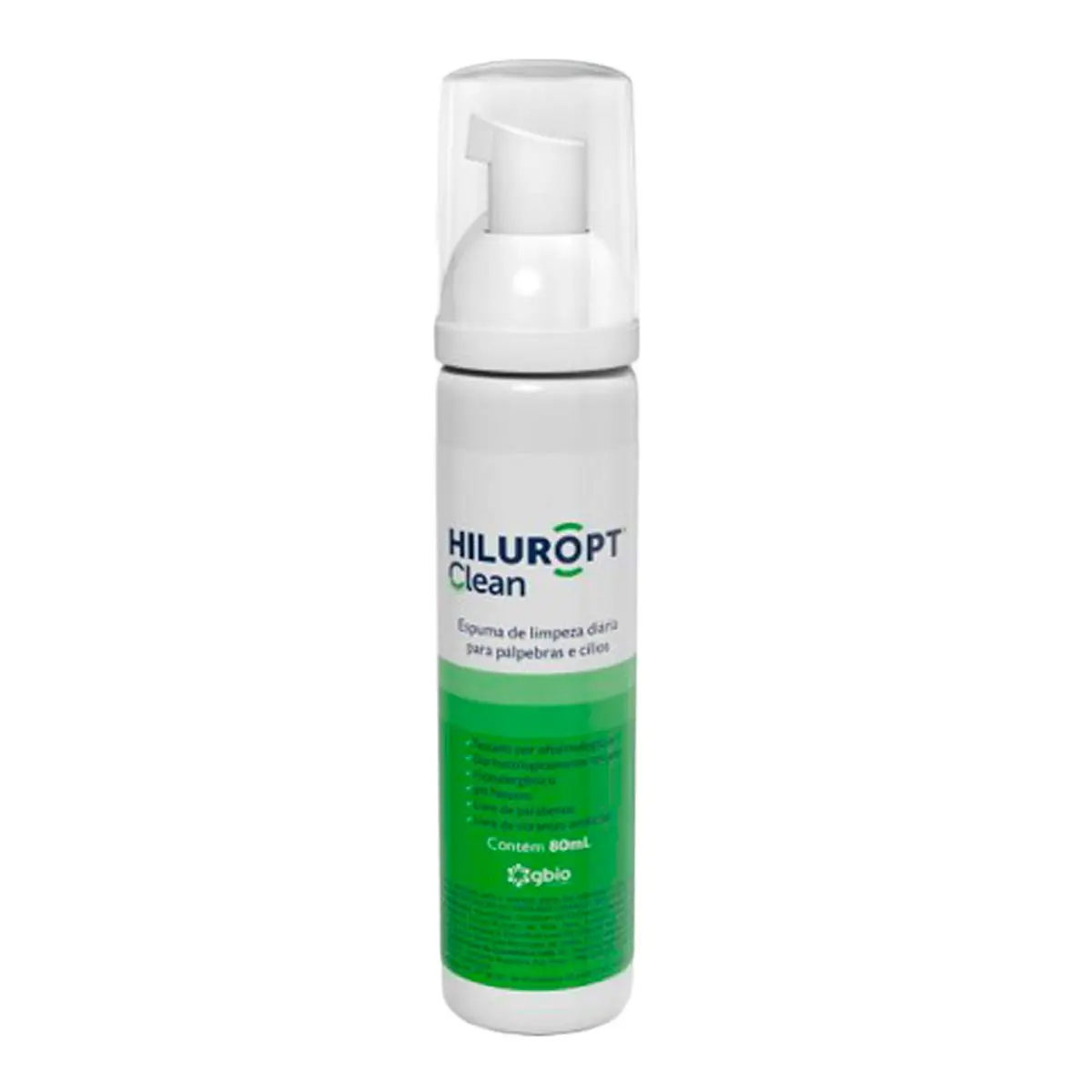 Espuma De Limpeza Para Olhos Hiluropt Clean 80ml