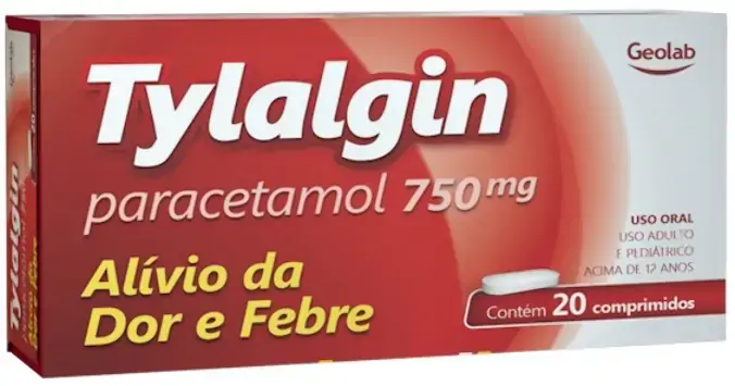 Tylalgin 750 Mg 20 Comprimidos Geolab Similar