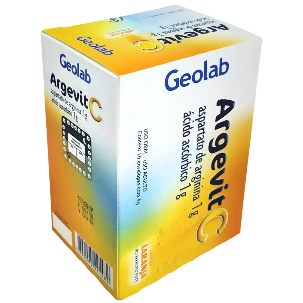 Argevit C 1g Caixa 50 Env 4g Sb Laranja