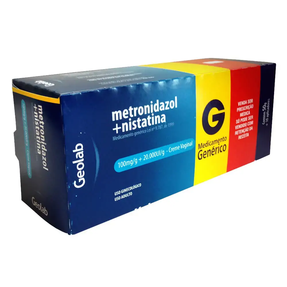 Metronidazol Nistatina 100mg 20mui Creme Vag Bg 10 Aplic