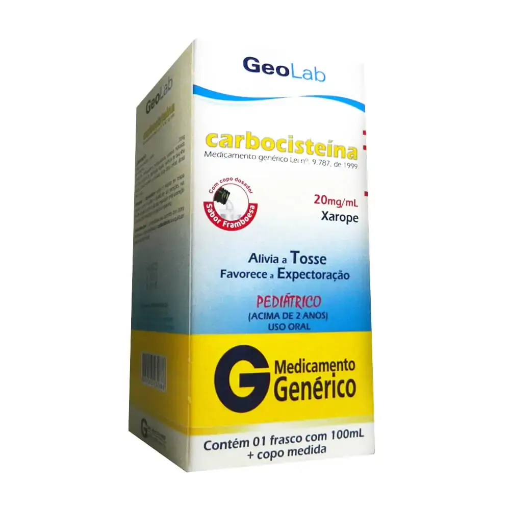 Carbocisteína 20 Mg/ml 1 Ml Geolab Genérico