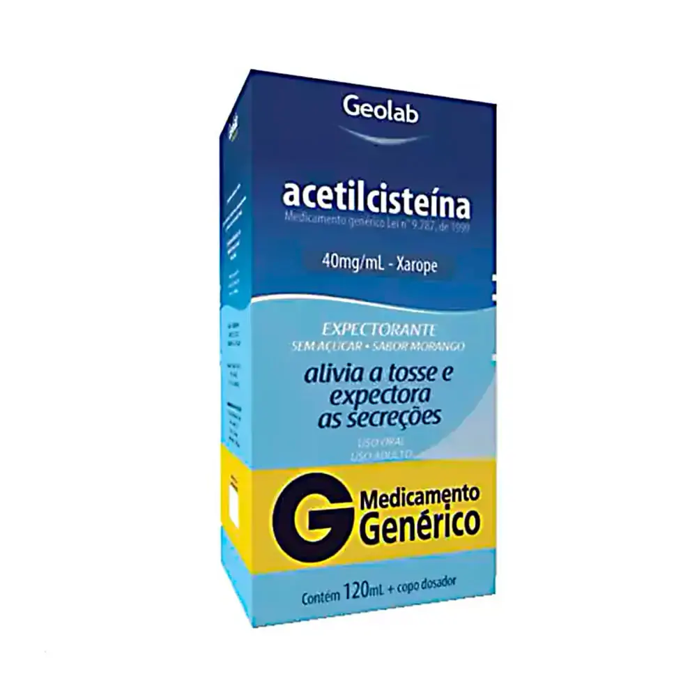 Acetilcisteina 40 Mg/ml 1 Ml Geolab Genérico