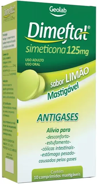 Dimeftal 125 Mg 10 Comprimidos Geolab Similar