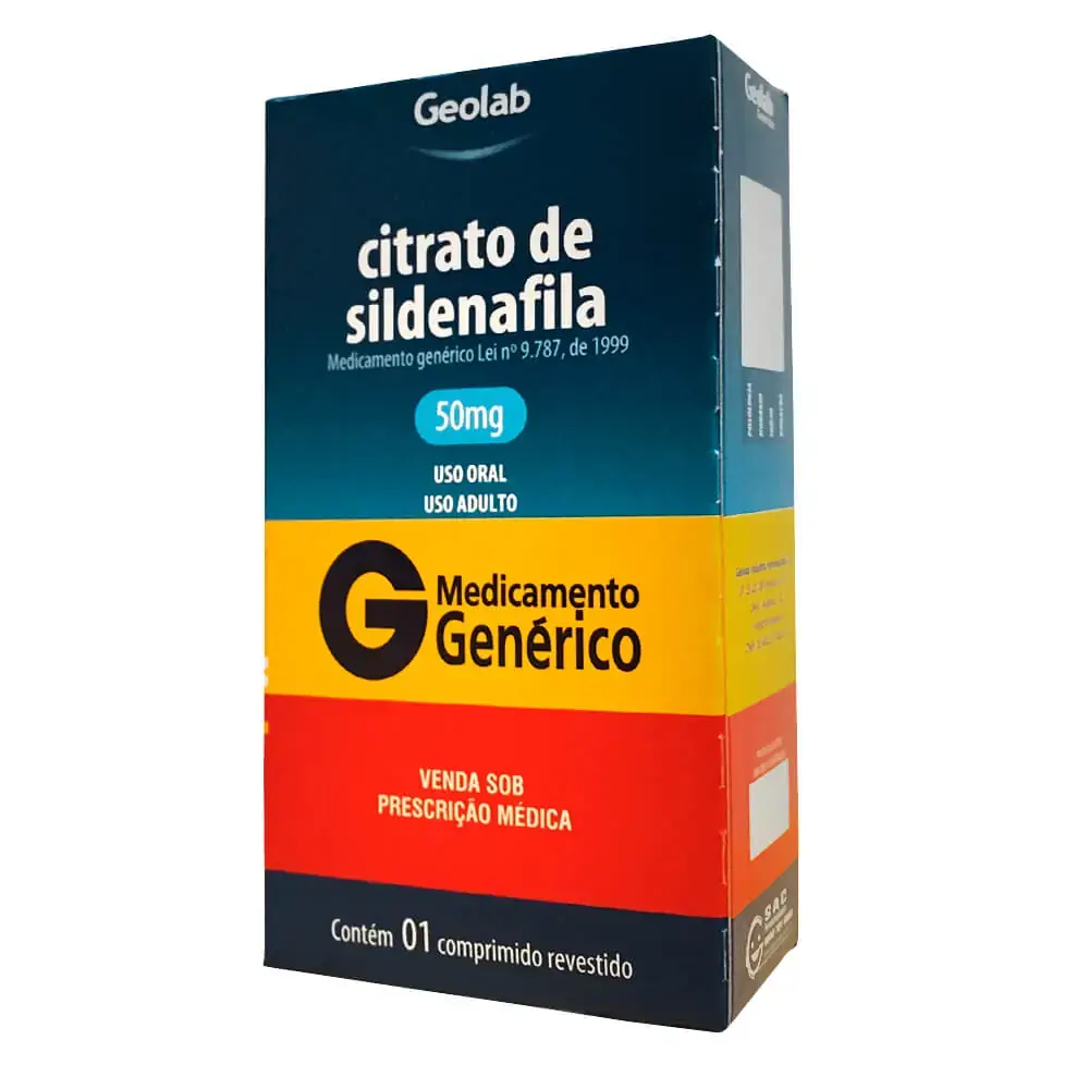Citrato De Sildenafila 50mg Cx 1 Comp Rev