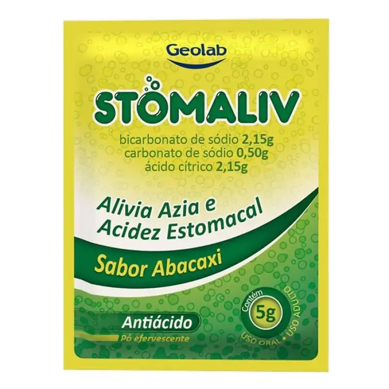 Stomaliv 430 430 100mg Po Eferv Env 5g Sb Abacaxi