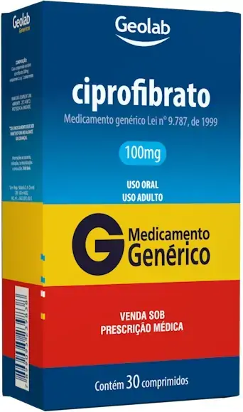 Ciprofibrato 100mg Cx 30 Comp