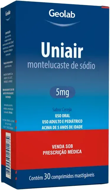 Uniair 5mg Cx 30 Comp