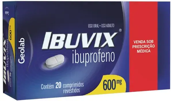 Ibuvix 600mg Caixa 20 Comp