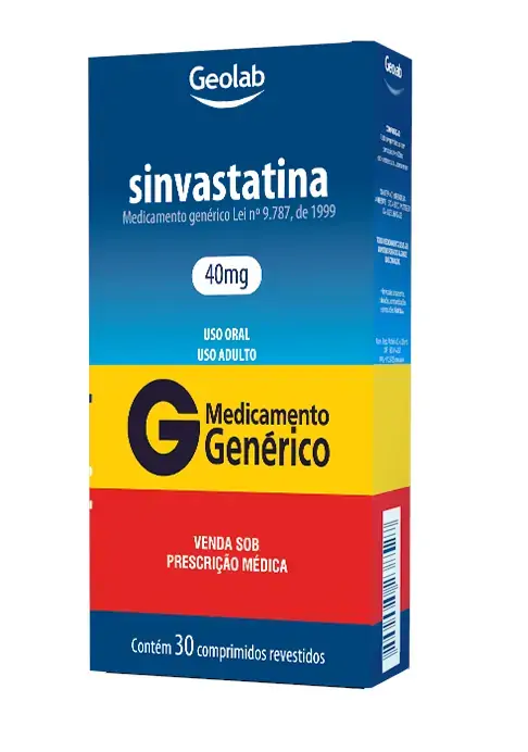 Sinvastatina 40mg Cx 30 Comp Rev