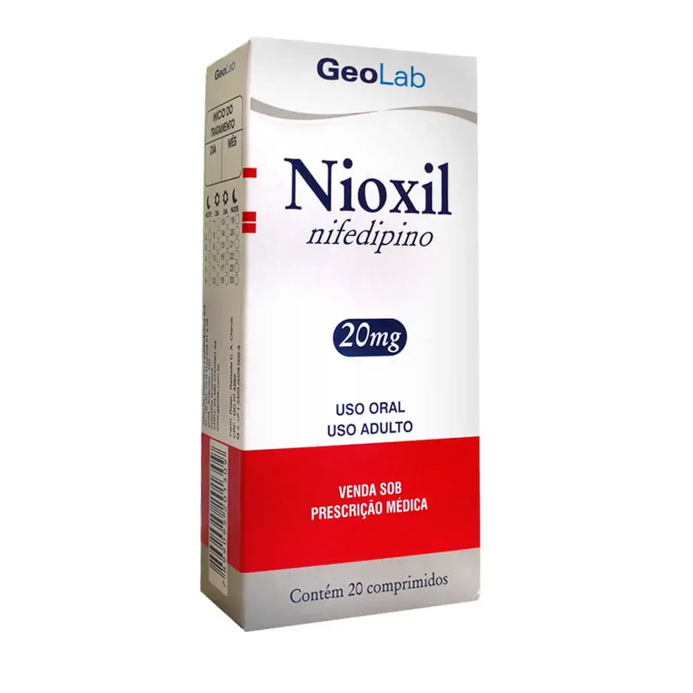 Nioxil 20mg Caixa 30 Comp