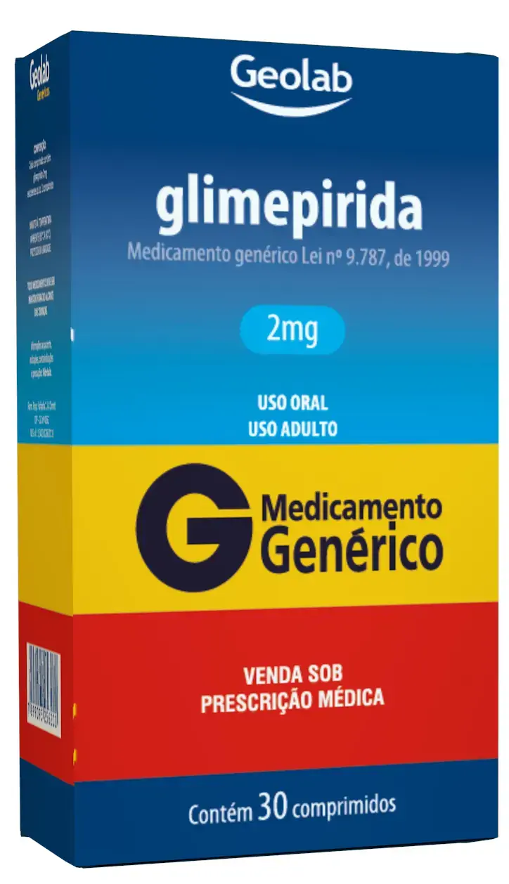 Glimepirida 2 Mg Com Ct Bl Al Plas Trans X 30