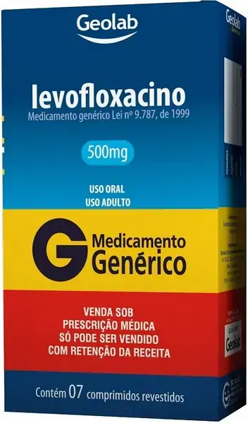 Levofloxacino 500mg 07cpr Gen Geolab