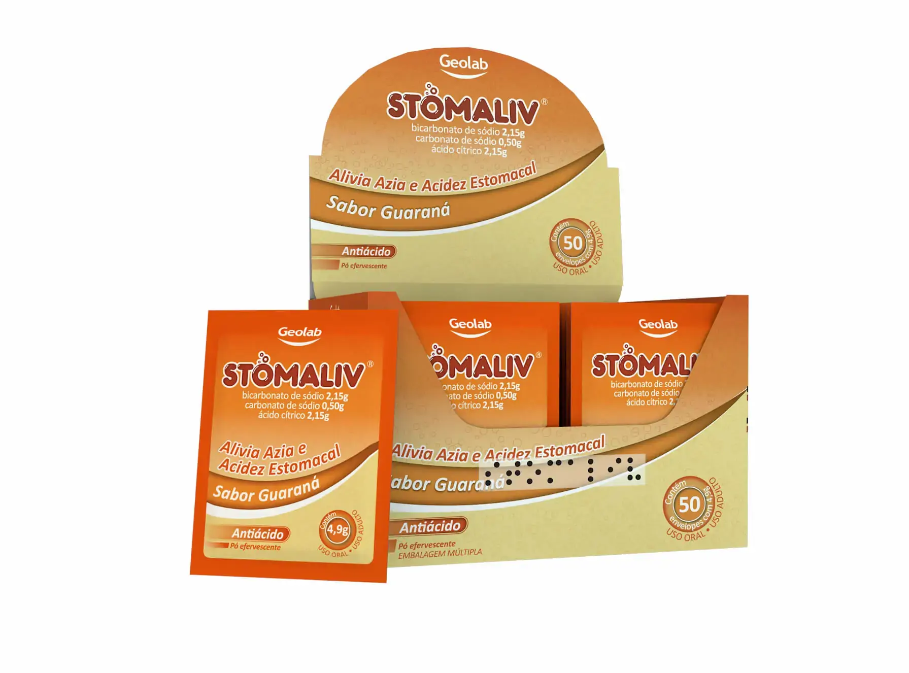 Stomaliv 5g Cx 50 Env Sb Guarana