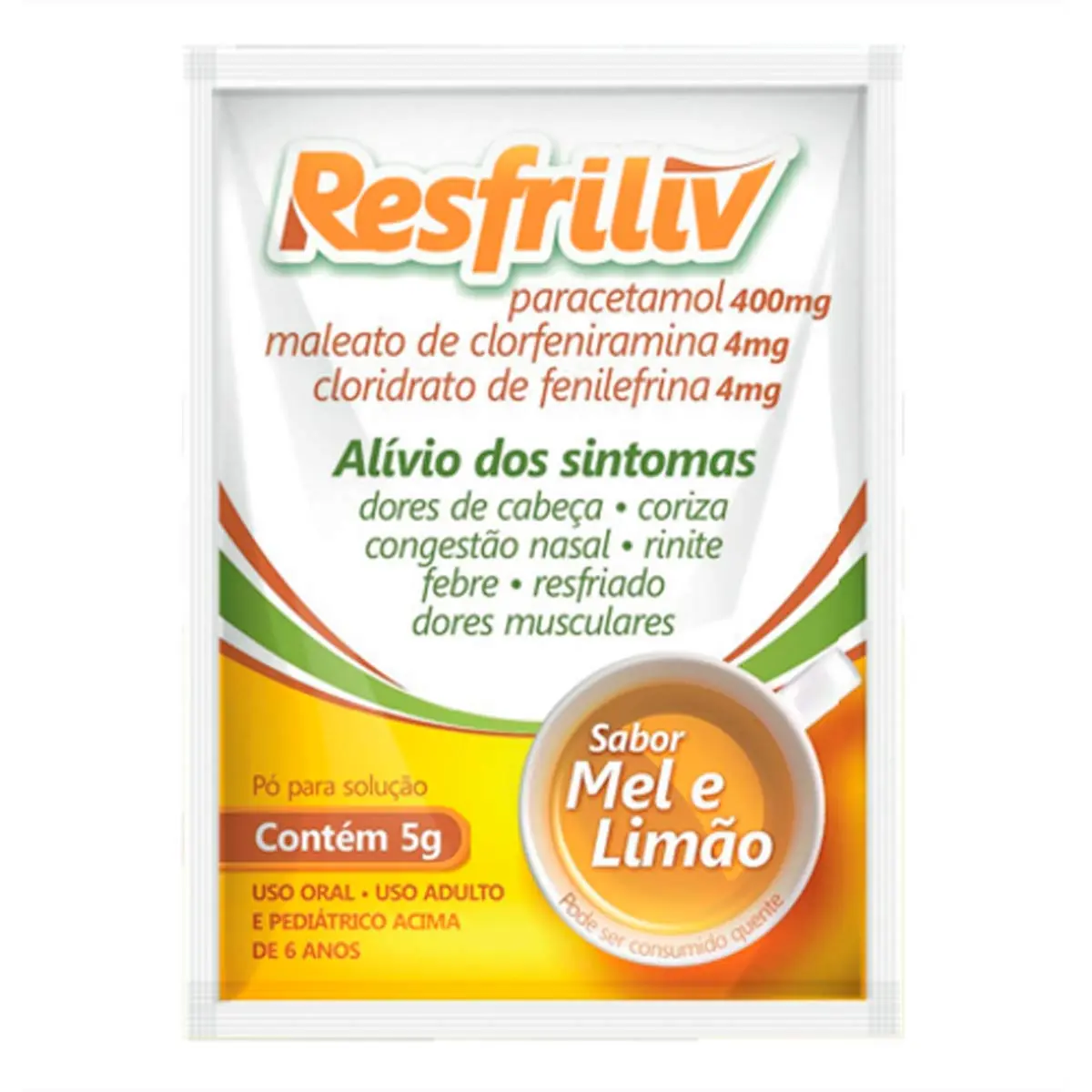 Resfriliv Mel E Limão Geolab Envelope 5g
