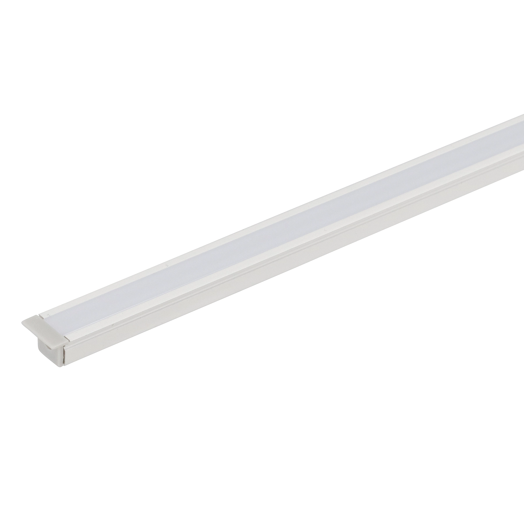 Perfil Baby Branco 8mm 1m de Embutir Gaya