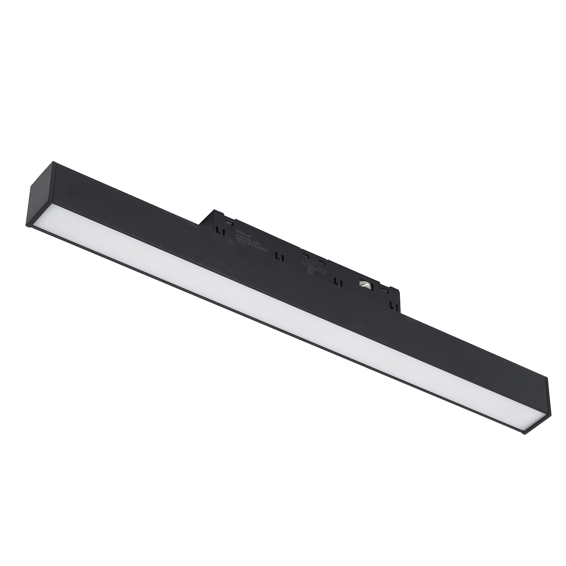 Linear de Foco para Trilho Magnético Com Led Amarelo 12W Mag Gaya Preta