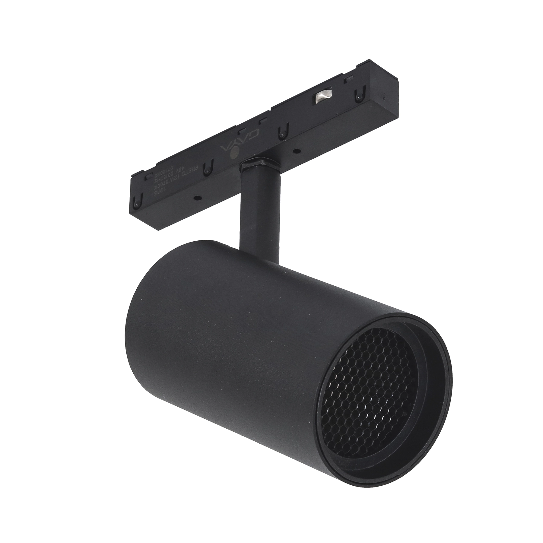Spot para Trilho Magnético Com Led Amarelo 12W Mag Gaya Preta