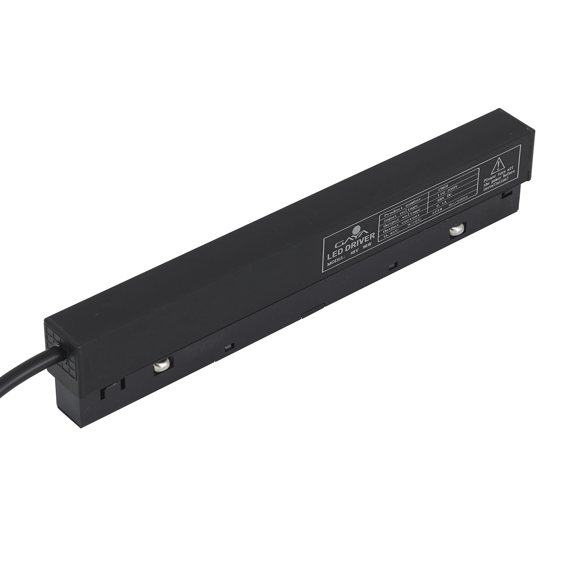 Driver para Trilho Magnético Mag Gaya Preto Bivolt